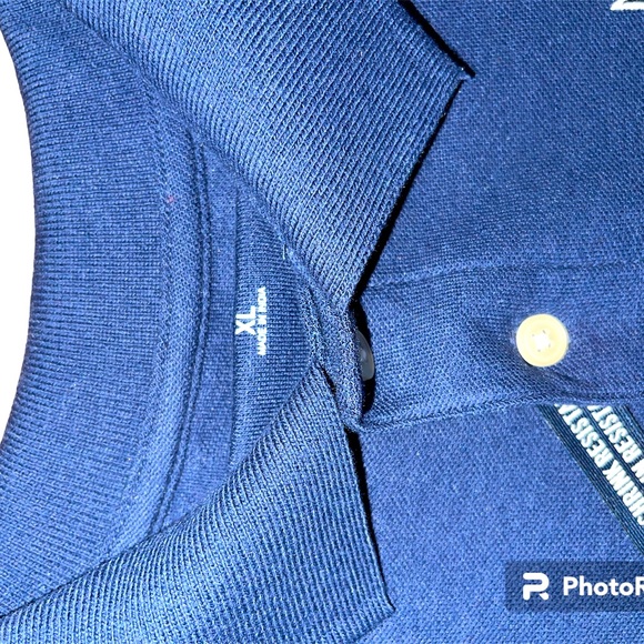 NWT size 18 Crown And Ivy boys polo blue. Short sleeve. - Picture 3 of 5